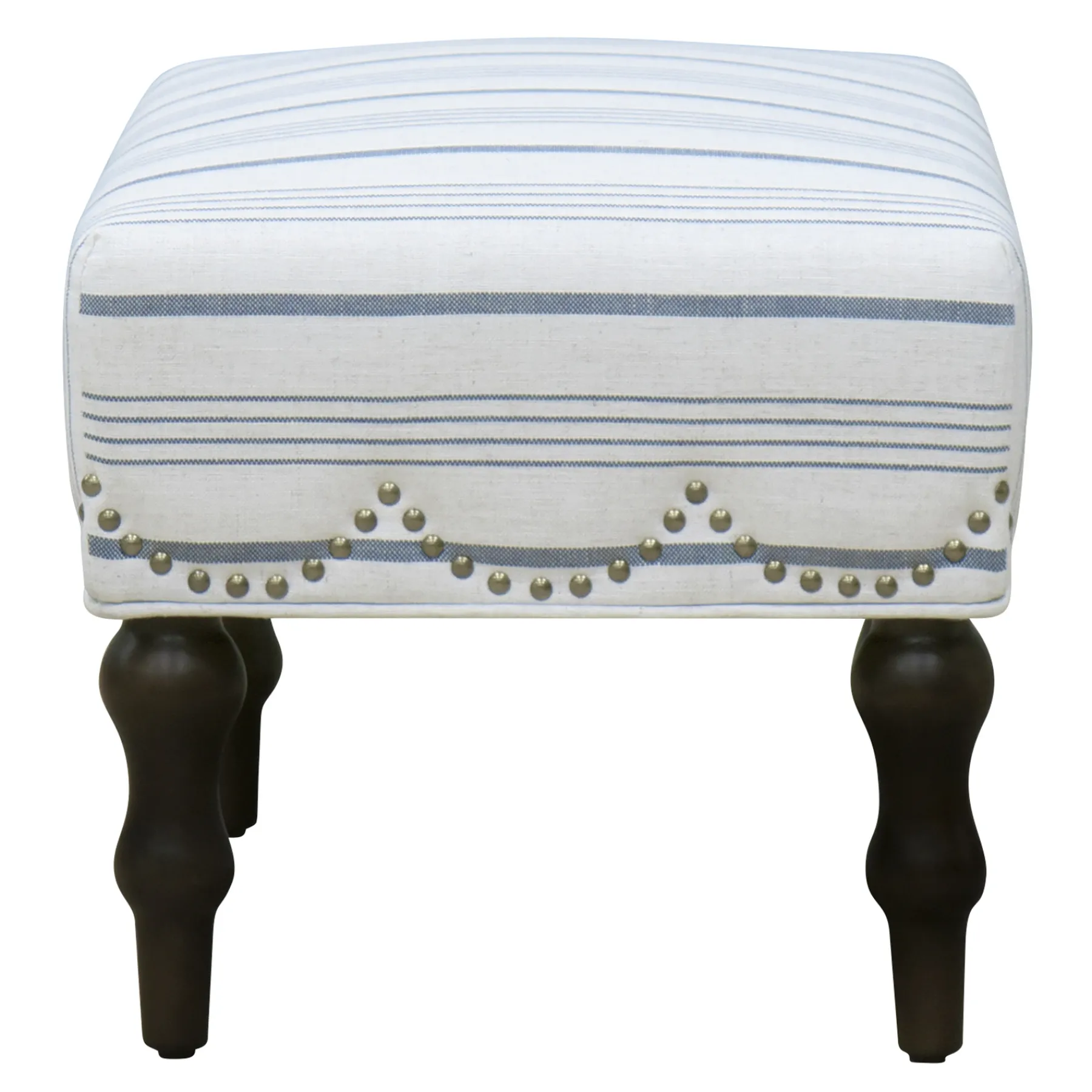 * Grace Mitchell Olivia Scalloped Ottoman Flash Sale< Ottomans & Poufs