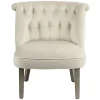 * Grace Mitchell Roxanne Ivory Accent Chair Featured< Accent Chairs