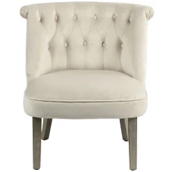 * Grace Mitchell Roxanne Ivory Accent Chair Featured< Accent Chairs