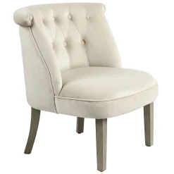 * Grace Mitchell Roxanne Ivory Accent Chair Featured< Accent Chairs