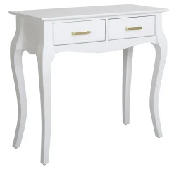 * Grace Mitchell Scarlett 2-Drawer Console Table, White Clearance< Entryway Furniture