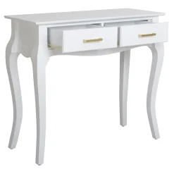 * Grace Mitchell Scarlett 2-Drawer Console Table, White Clearance< Entryway Furniture