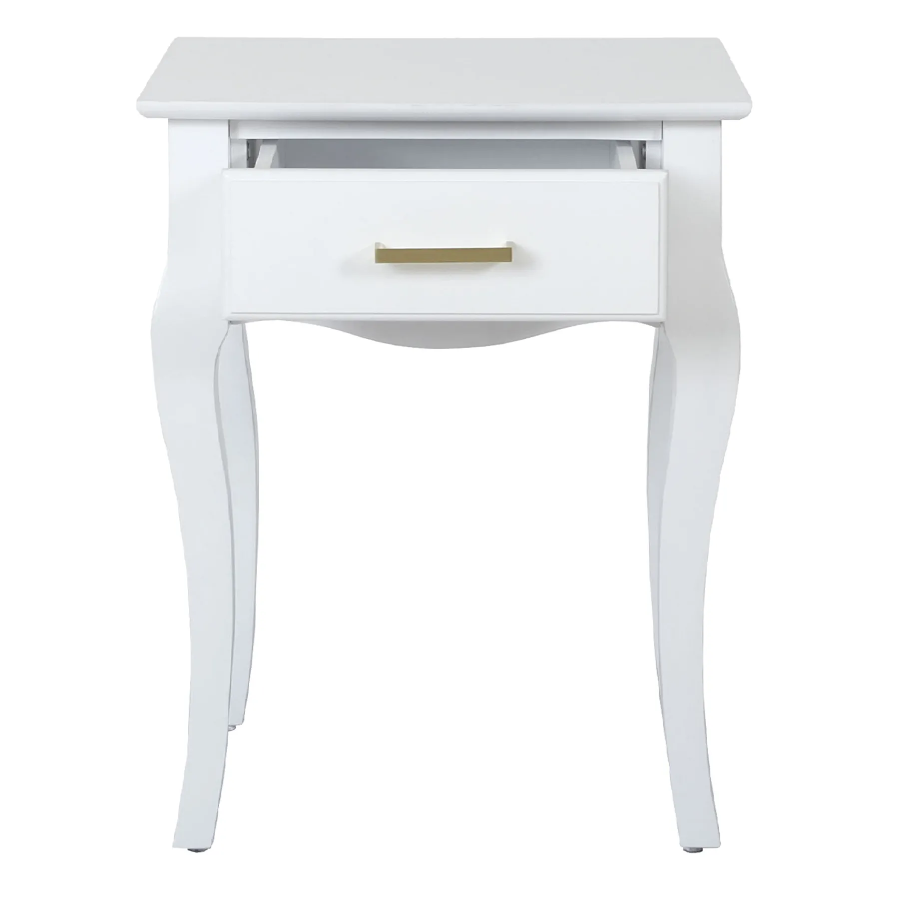 * Grace Mitchell Scarlett White End Table Good Quality< Coffee & End Tables