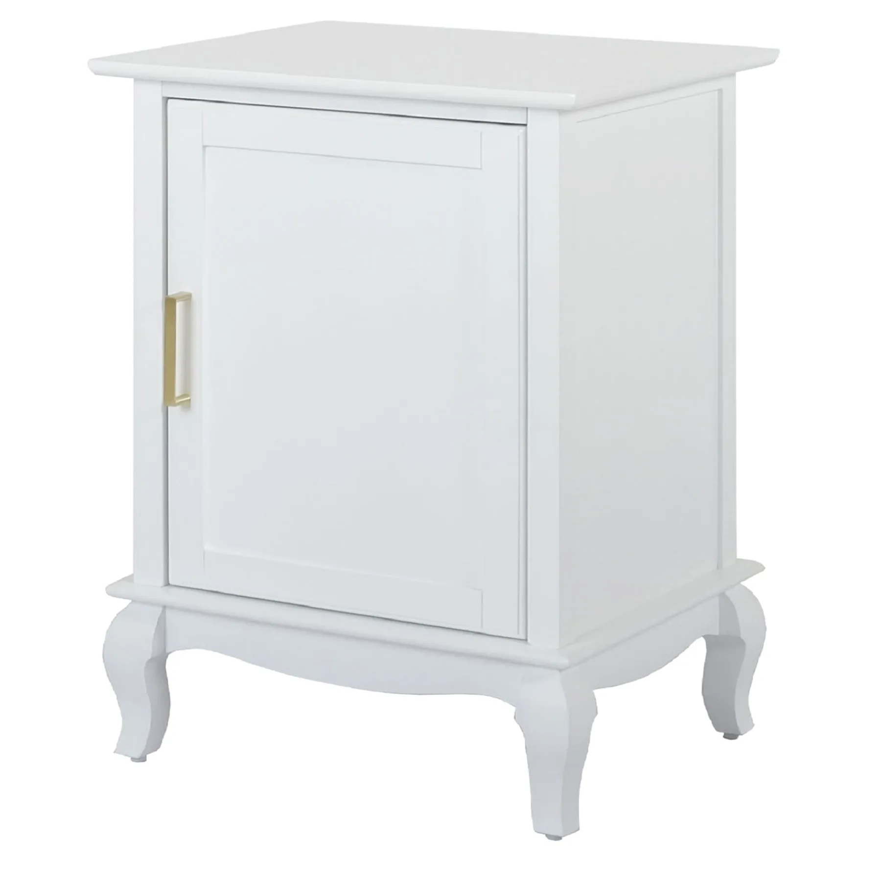 * Grace Mitchell Scarlett White 1-Door Cabinet Promotion< Cabinets & Chests