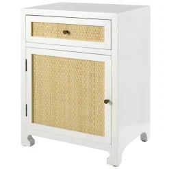 * Grace Mitchell Wood & Rattan Cabinet With Drawer Gift Selection< Cabinets & Chests