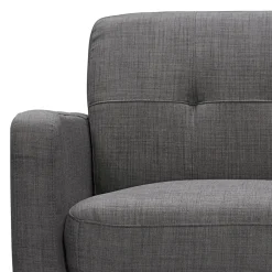 * Hadley Tufted Back Accent Chair, Charcoal Grey Flash Sale< Accent Chairs