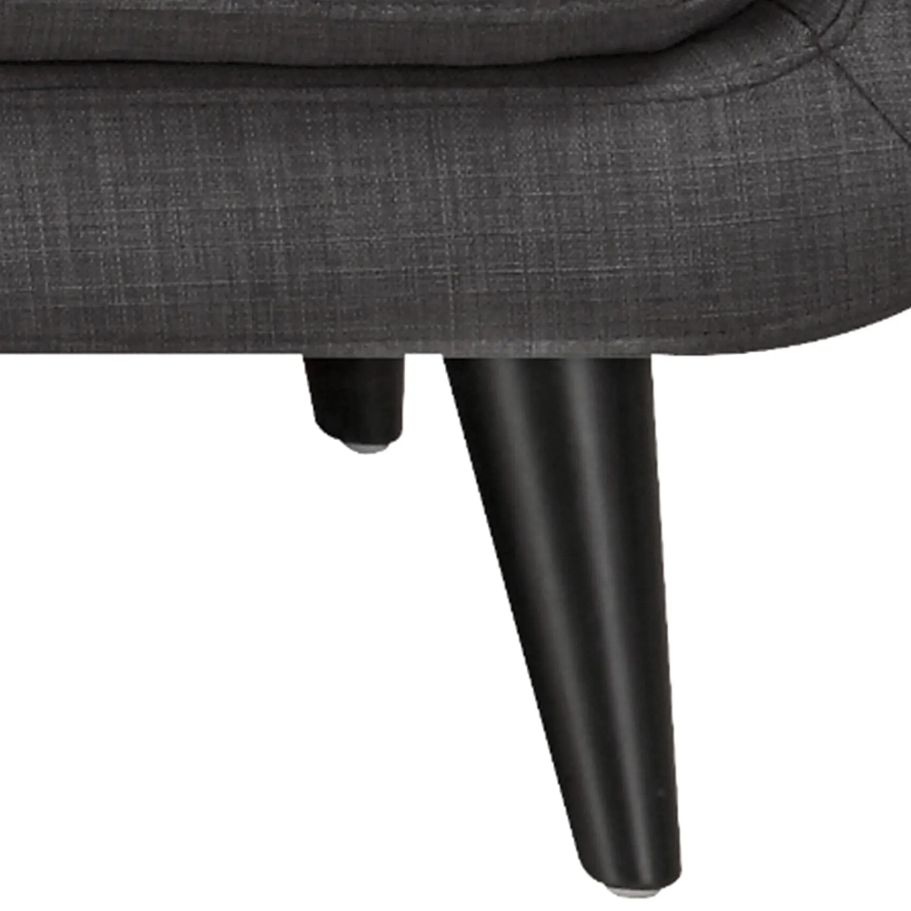 * Hadley Tufted Back Accent Chair, Charcoal Grey Flash Sale< Accent Chairs