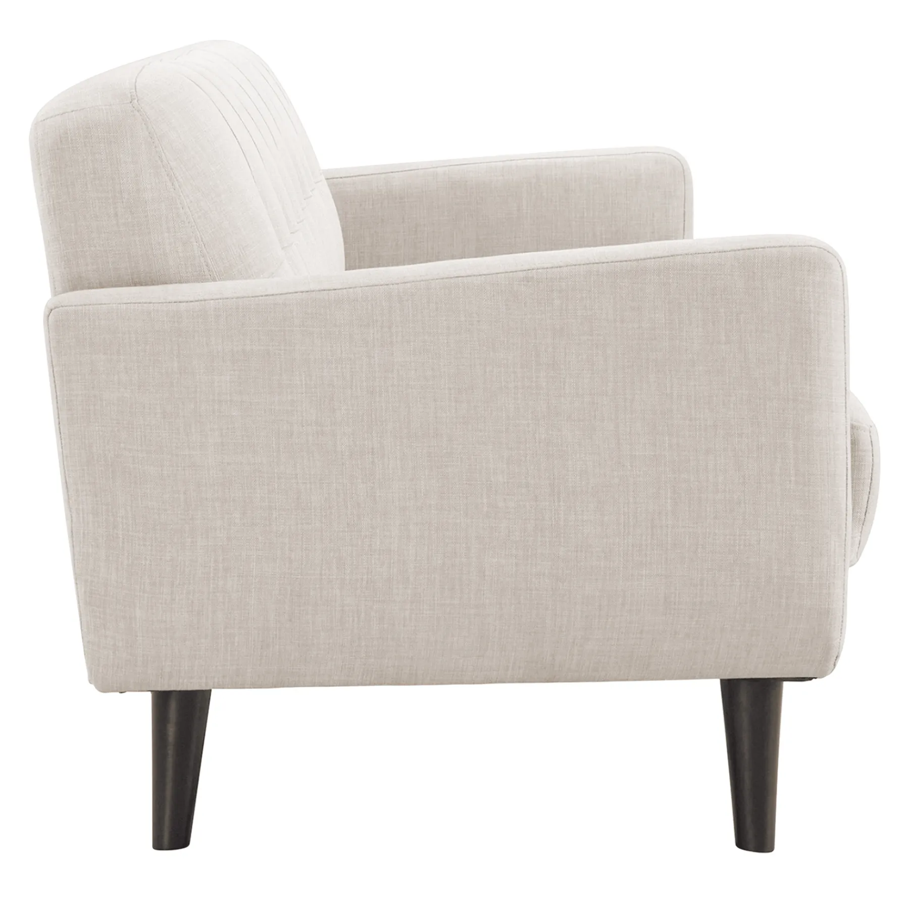 * Hadley Tufted Back Accent Chair, Taupe Opening Sales< Accent Chairs