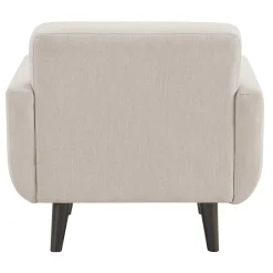* Hadley Tufted Back Accent Chair, Taupe Opening Sales< Accent Chairs