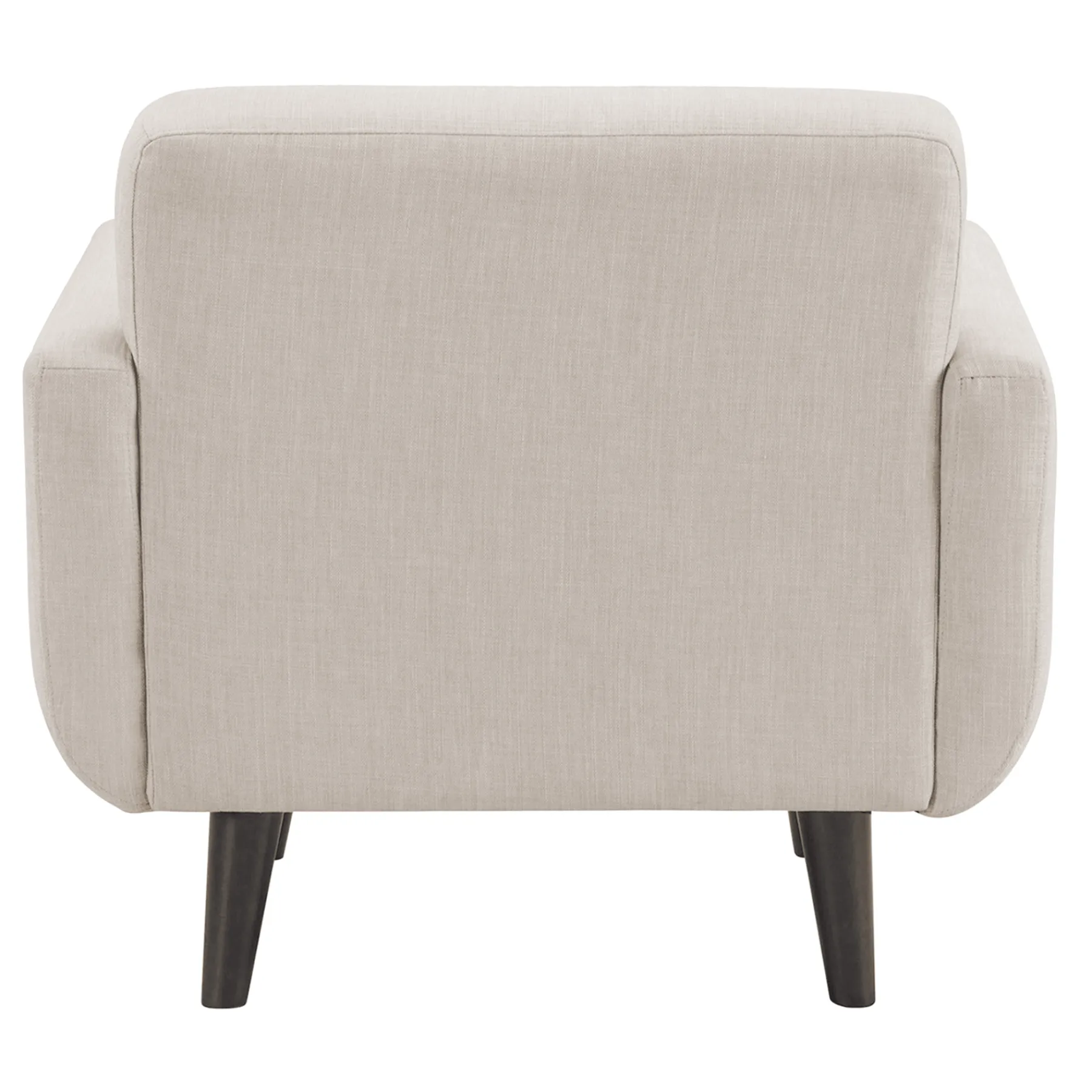* Hadley Tufted Back Accent Chair, Taupe Opening Sales< Accent Chairs