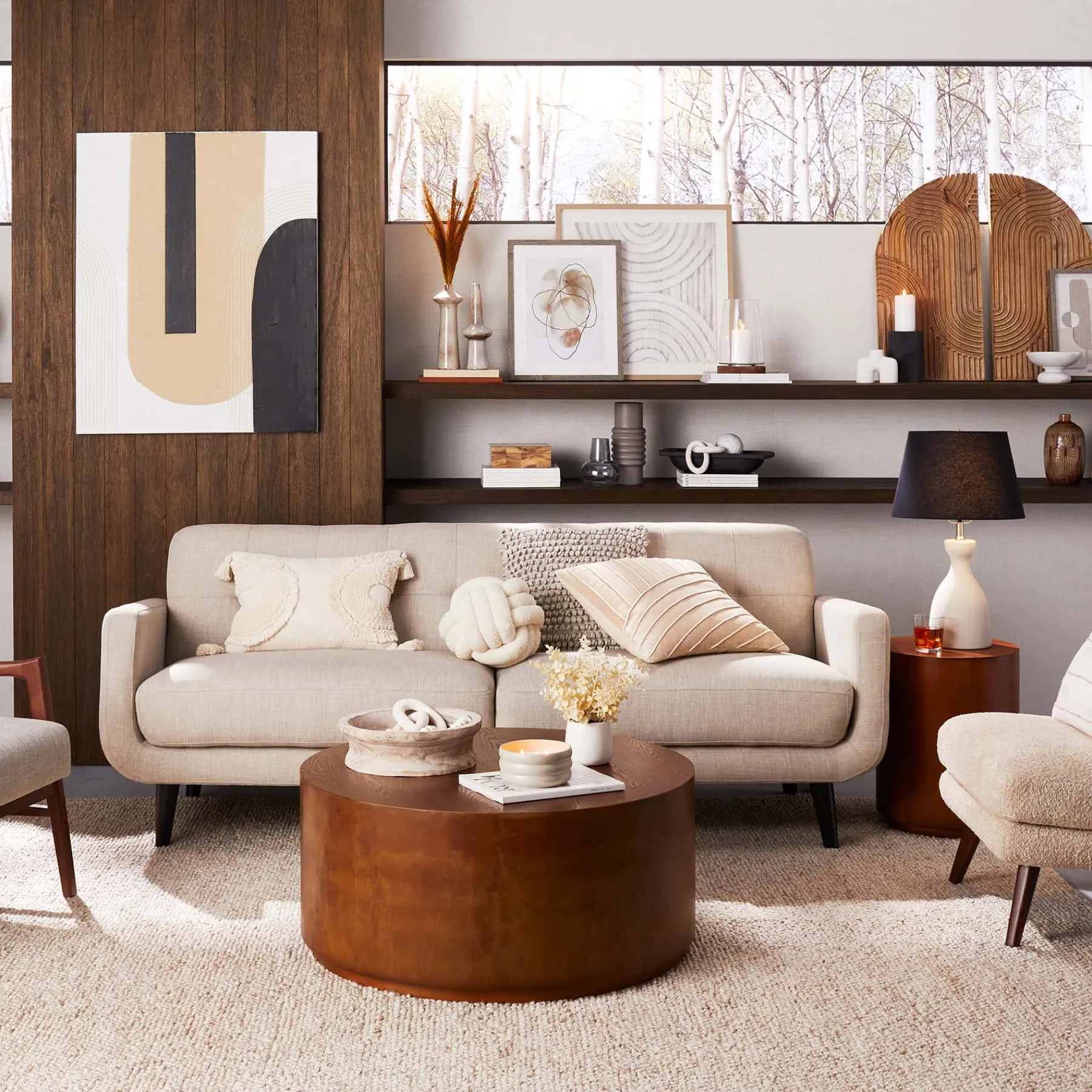 * Hadley Tufted Back Sofa, Taupe Opening Sales< Sofas & Settees & Loveseats