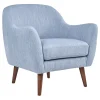 * Honeybloom Braxton Blue Arm Chair Good Quality< Accent Chairs