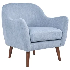 * Honeybloom Braxton Blue Arm Chair Good Quality< Accent Chairs