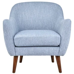 * Honeybloom Braxton Blue Arm Chair Good Quality< Accent Chairs