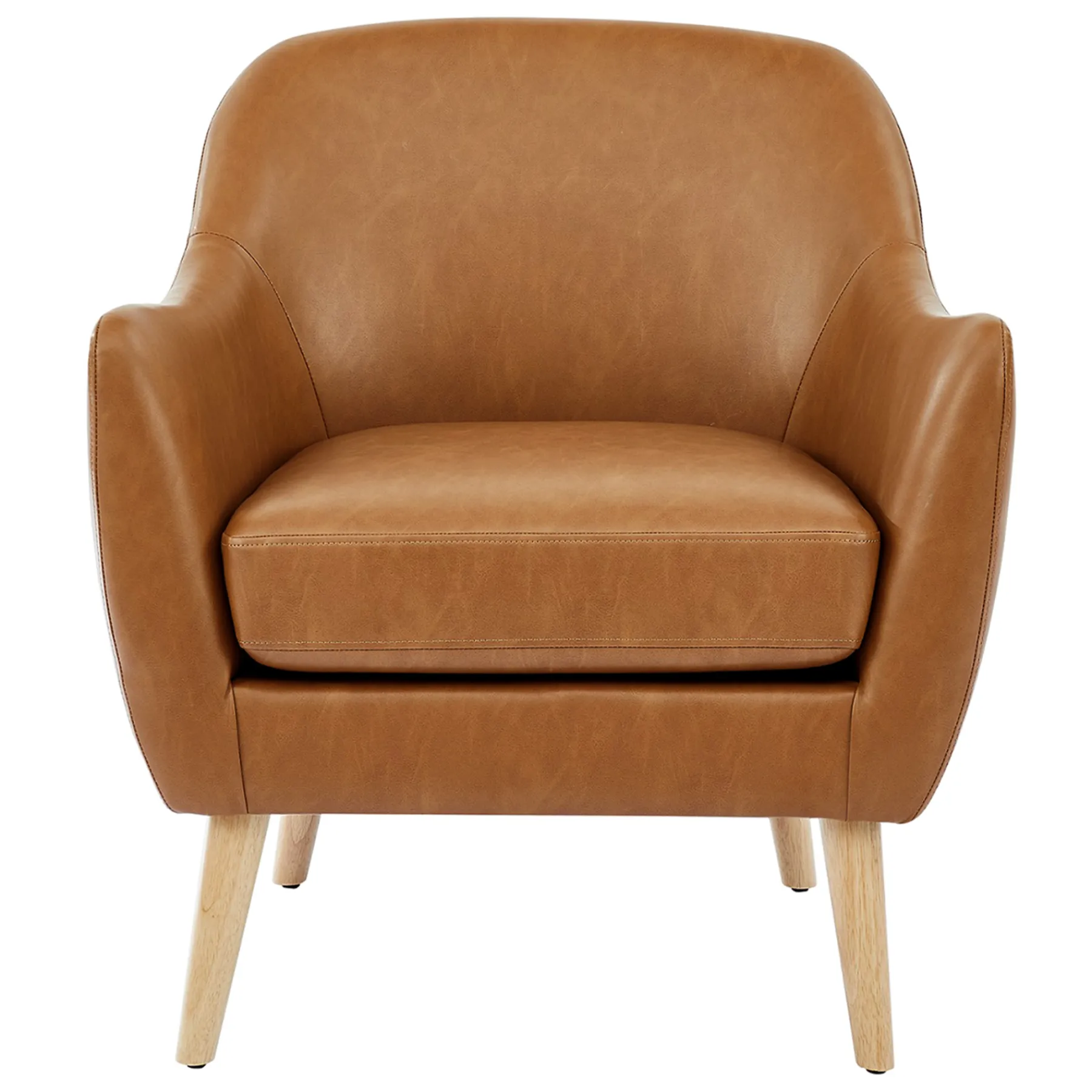 * Honeybloom Braxton Leather Chair Exquisite Gifts< Accent Chairs