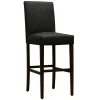 * Honeybloom Brown Baseball Stitch Barstool Low Price< Barstools