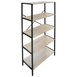 * Honeybloom Burnaby 4-Tier Wood & Metal Shelf Opening Sales< Office