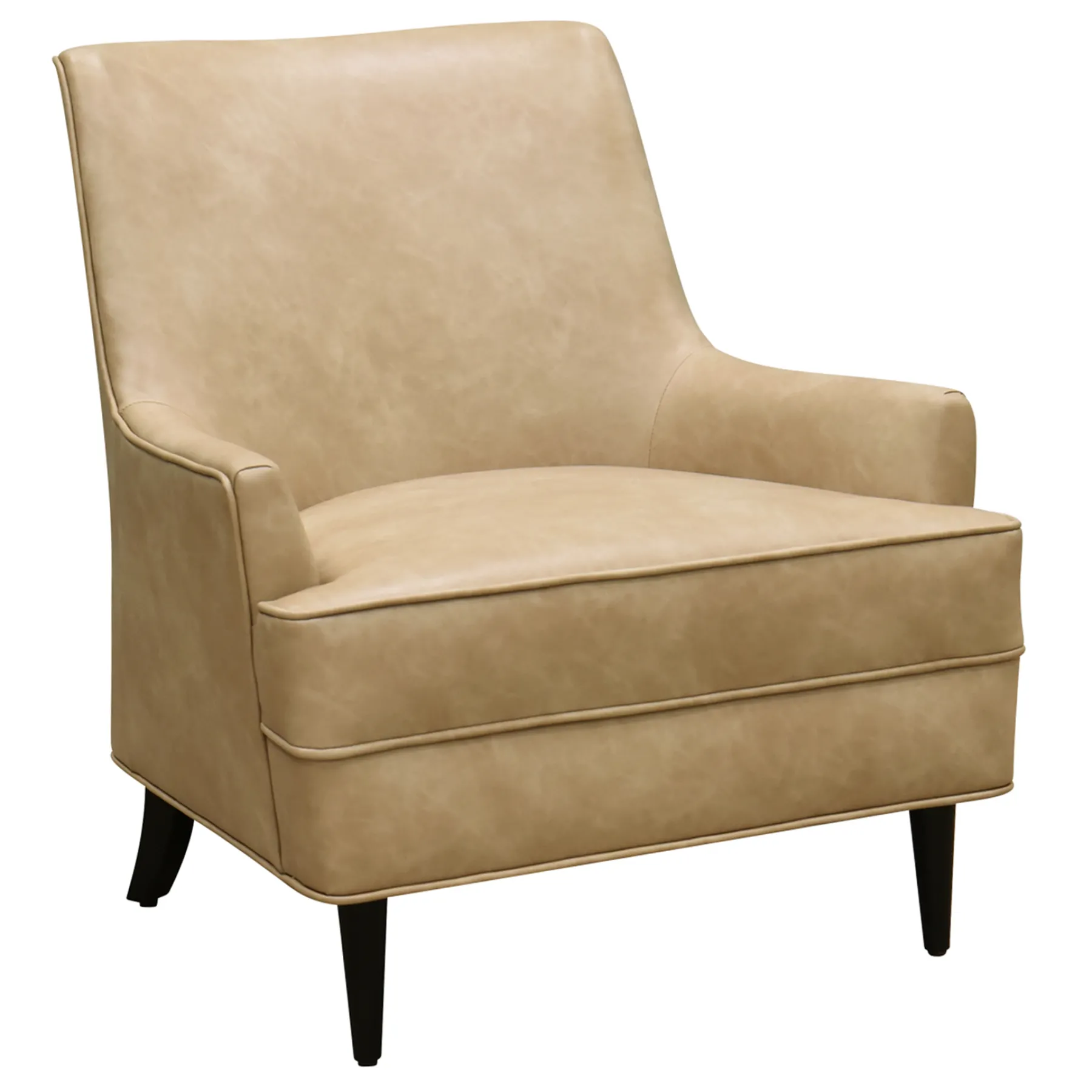 * Honeybloom Colton Armchair Faux Leather Buff Promotion< Accent Chairs
