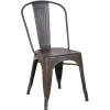 * Honeybloom Idris Bronze Metal Dining Chair Discount< Dining Chairs & Benches