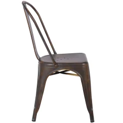 * Honeybloom Idris Bronze Metal Dining Chair Discount< Dining Chairs & Benches