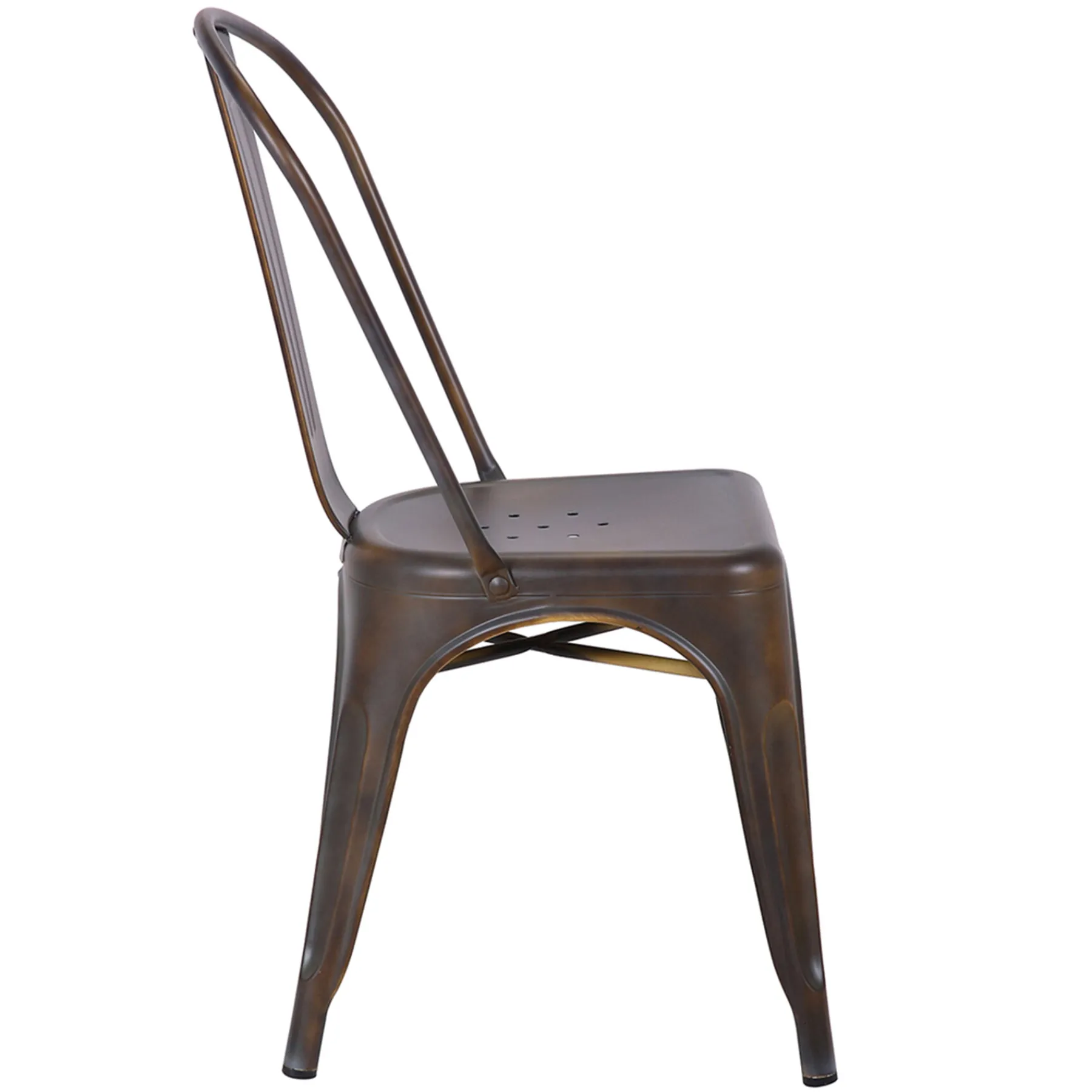 * Honeybloom Idris Bronze Metal Dining Chair Discount< Dining Chairs & Benches