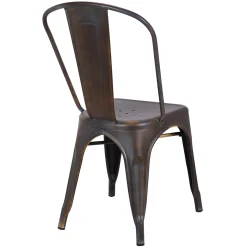 * Honeybloom Idris Bronze Metal Dining Chair Discount< Dining Chairs & Benches