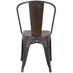 * Honeybloom Idris Bronze Metal Dining Chair Discount< Dining Chairs & Benches