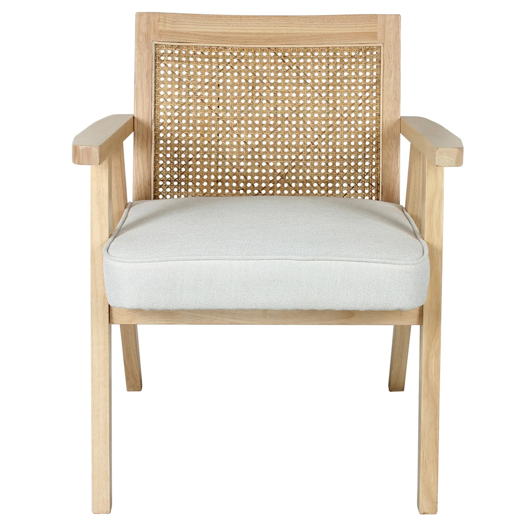 * Honeybloom Kanon White Oak Accent Chair Opening Sales< Accent Chairs