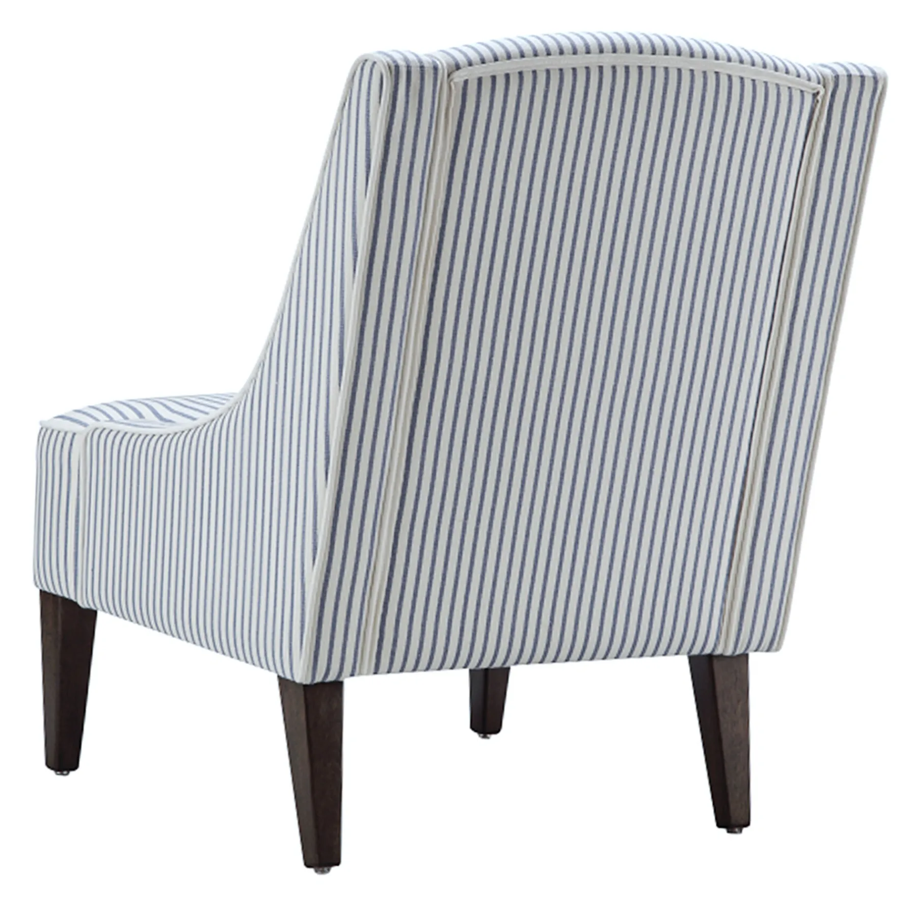 * Honeybloom Kayson Blue Striped Accent Chair Promotion< Accent Chairs