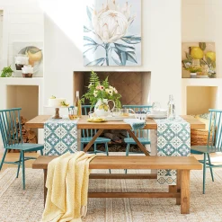 * Honeybloom Massena Natural Wood Dining Table, 72 Online Discount< Dining Tables & Sets