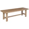 * Honeybloom Massena Natural Wood Dining Bench, 60 Cheaper< Dining Chairs & Benches