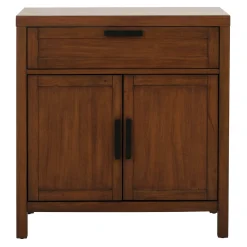 * Honeybloom Samuel 1-Drawer 2-Door Wooden Cabinet Opening Sales< Cabinets & Chests