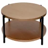 * Honeybloom Sienna Wood & Metal Coffee Table Cheaper< Coffee & End Tables