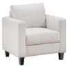 * Honeybloom Stone Light Grey Armchair Flash Sale< Accent Chairs
