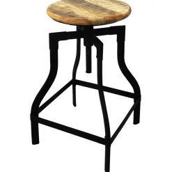 * Honeybloom Waco Adjustable Backless Barstool Good Quality< Barstools