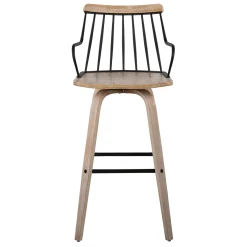 * Honeybloom Whitley Swivel Barstool Opening Sales< Barstools