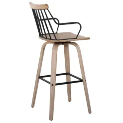 * Honeybloom Whitley Swivel Barstool Opening Sales< Barstools