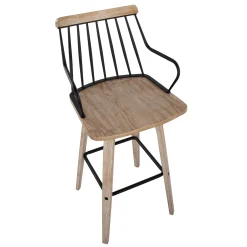 * Honeybloom Whitley Swivel Barstool Opening Sales< Barstools