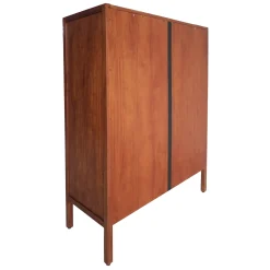 * Honeybloom Wood Rattan Door Cabinet Premium< Cabinets & Chests