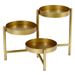 * 10In Metal 3 Tier Floding Stand Opening Sales< Plant Stands