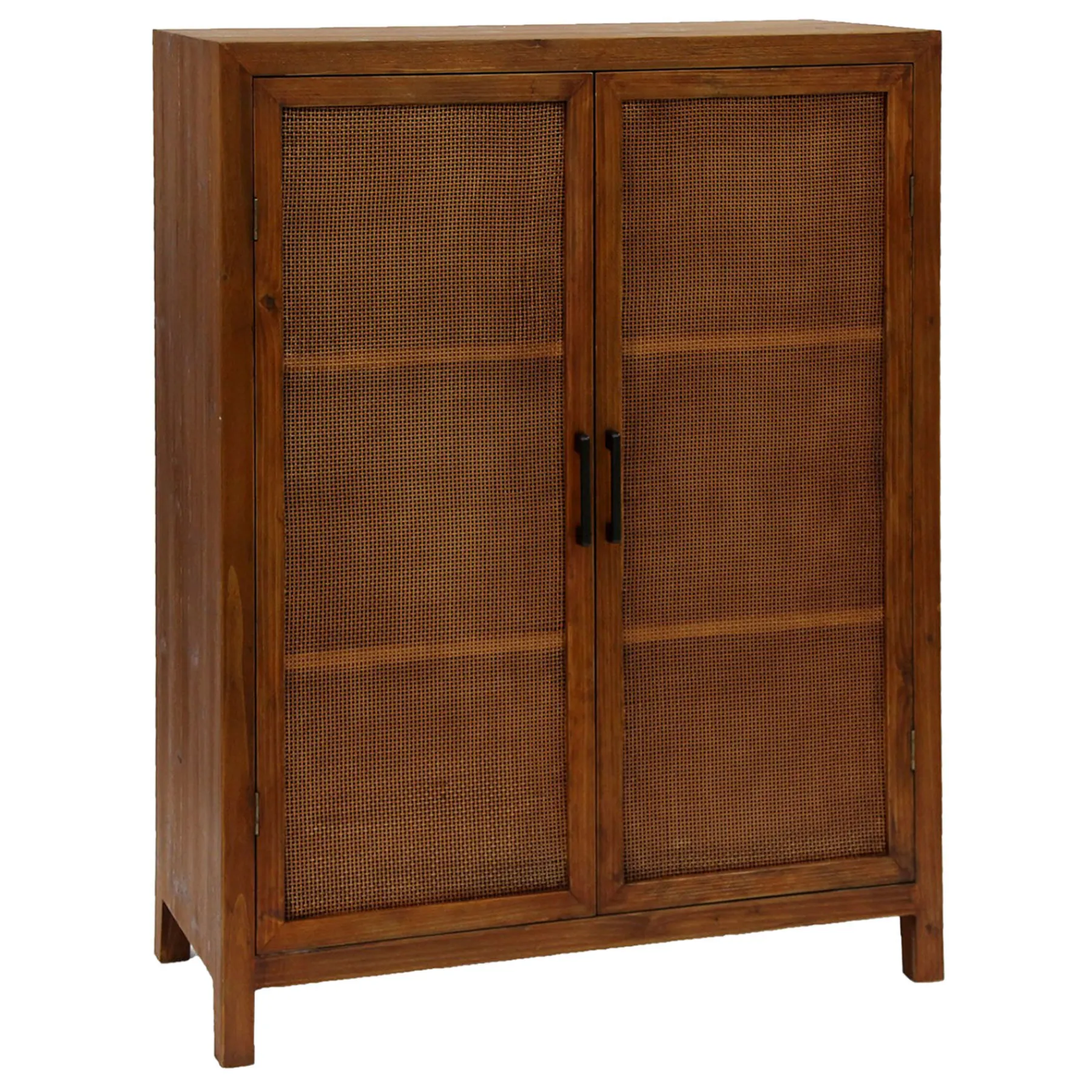 * 47In. Rattan 2 Door Wood Cabinet Promotion< Cabinets & Chests