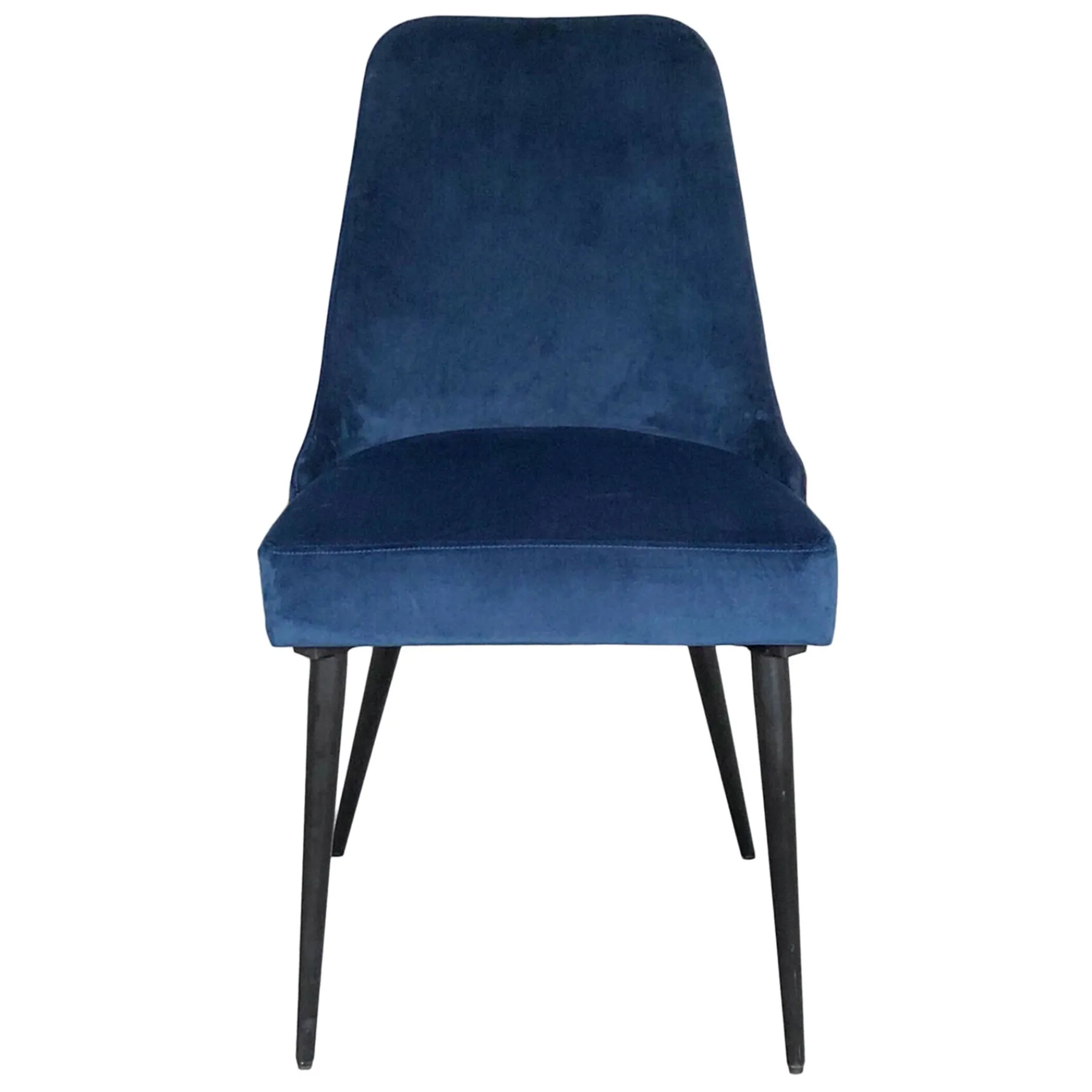 * Indigo Blue Velvet Dining Chair Premium< Dining Chairs & Benches