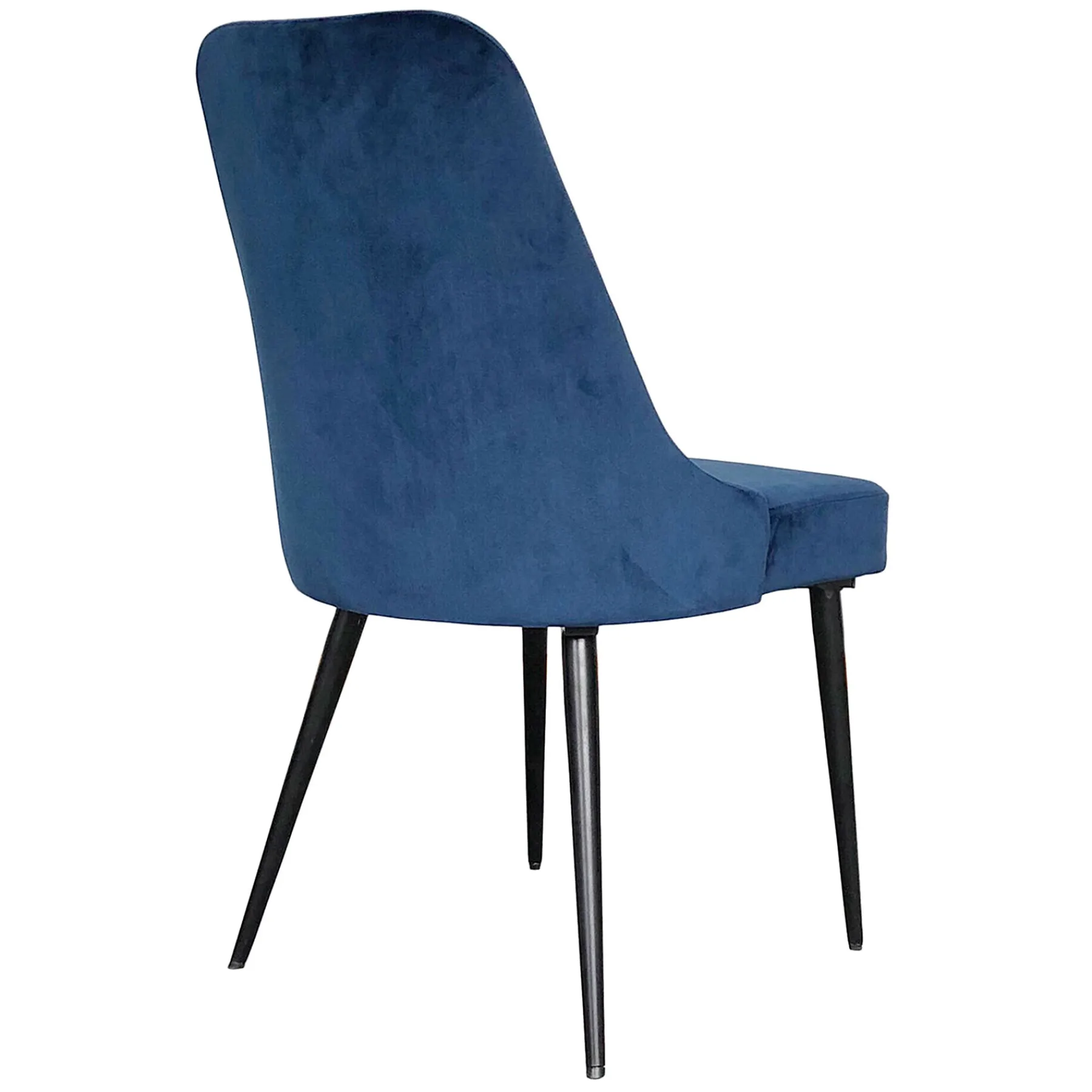 * Indigo Blue Velvet Dining Chair Premium< Dining Chairs & Benches