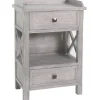 * Jane X-Side Table With Usb Discount< Accent Tables