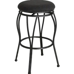* Joseph Dark Grey Backless Barstool, 29 Discount Online< Dining Chairs & Benches