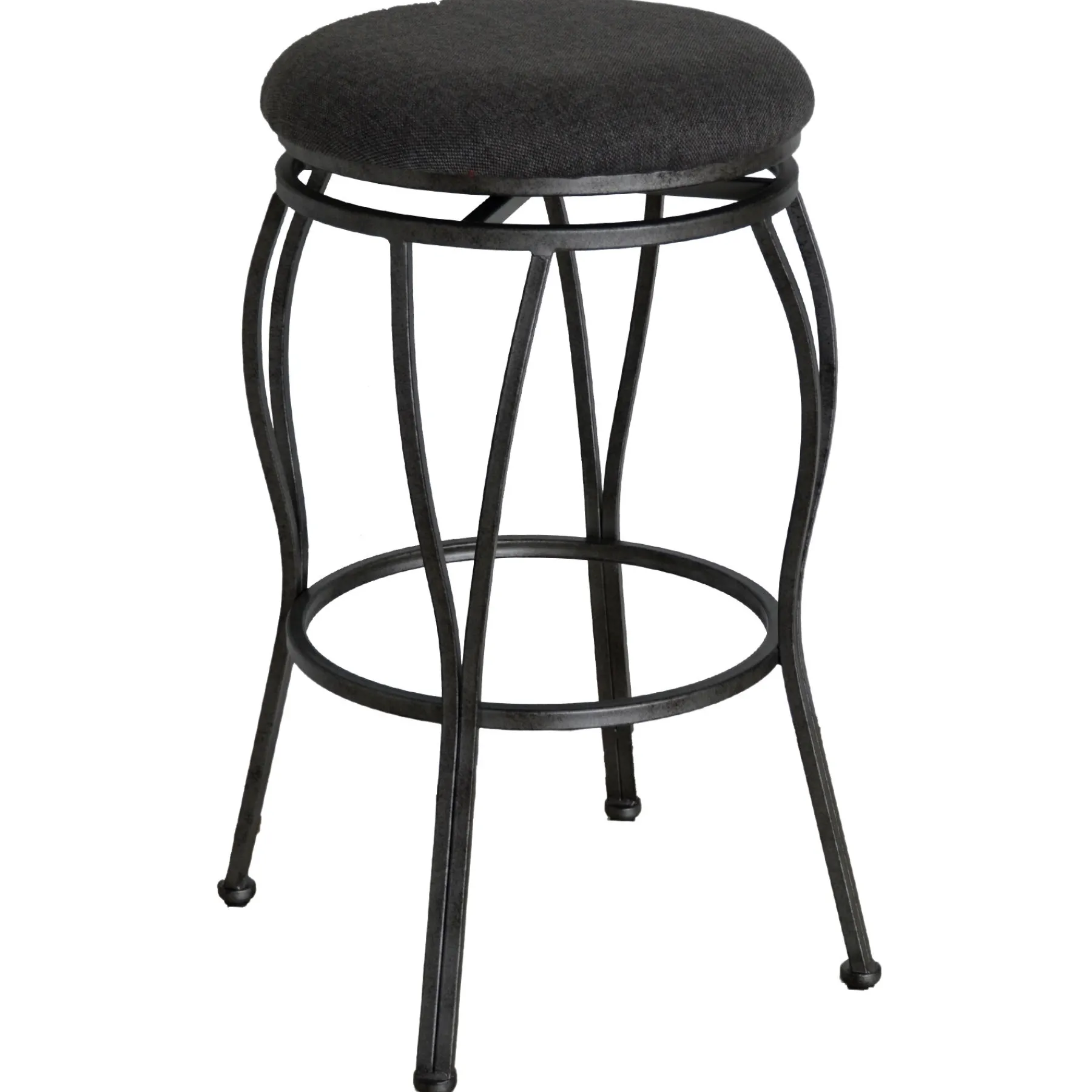 * Joseph Dark Grey Backless Barstool, 29 Discount Online< Dining Chairs & Benches