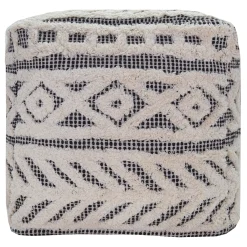 * Kai Diamond Tufted Pouf, 16 Outlet< Ottomans & Poufs