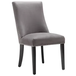 * Kane Upholstered Ring Back Dining Chair With Nailhead Trim Good Quality< Dining Chairs & Benches