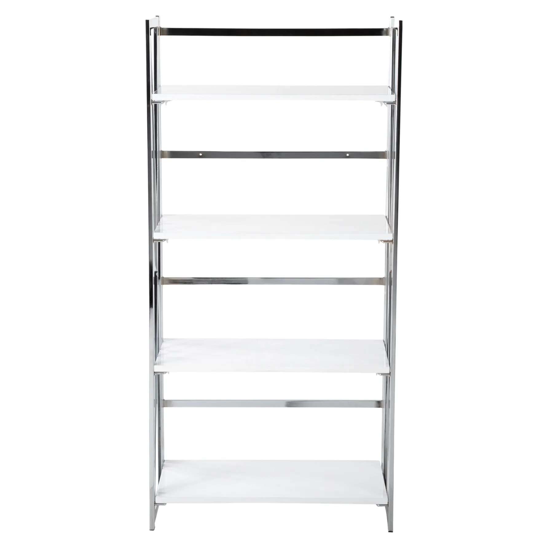 * Laila Ali Astrid Chrome Bookshelf Promotion< Office