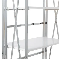 * Laila Ali Astrid Chrome Bookshelf Promotion< Office